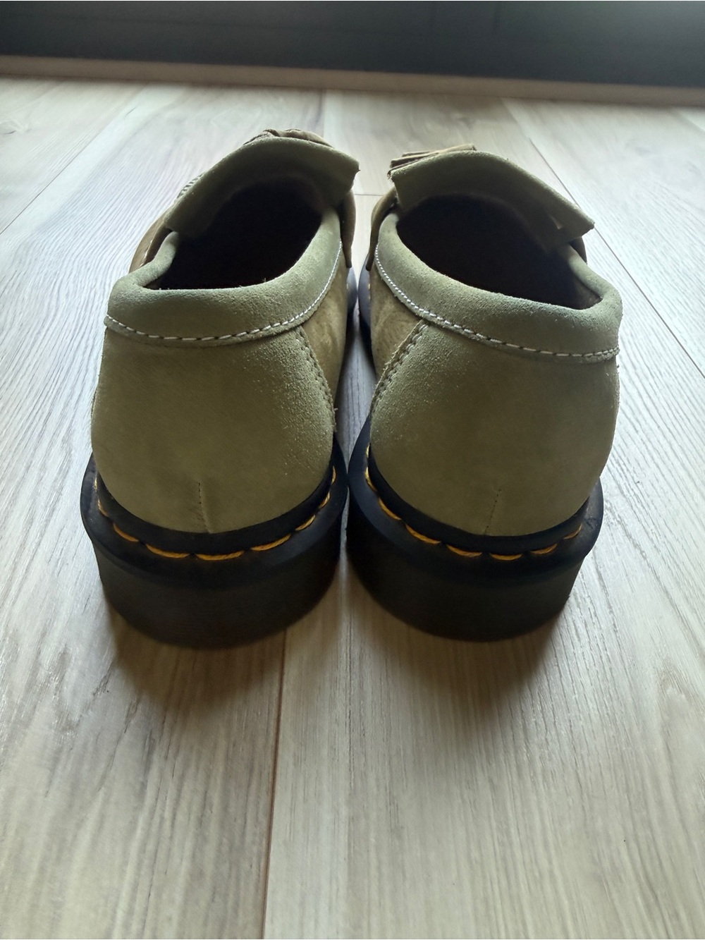 Dr. Martens Adrian Muted Olive Loafers - Picture 5 of 8